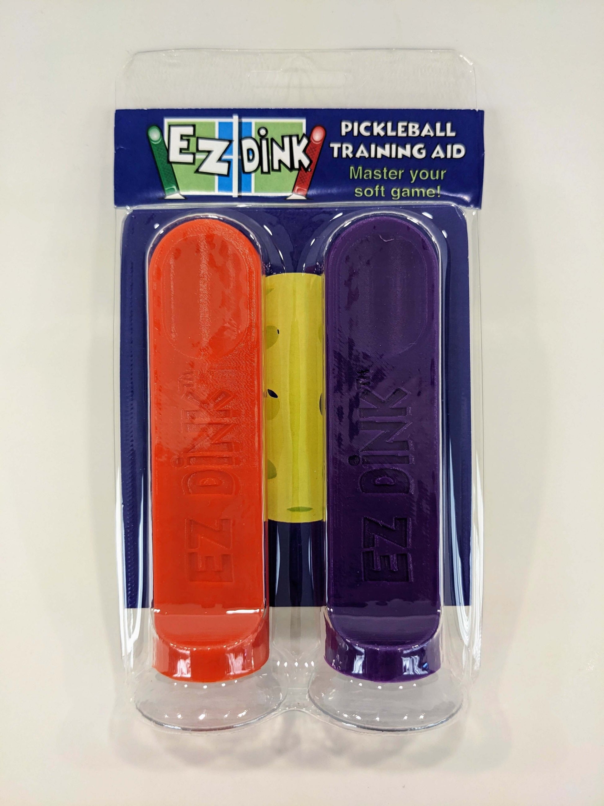 EZ Dink Pickleball Training Aid purple purple and red